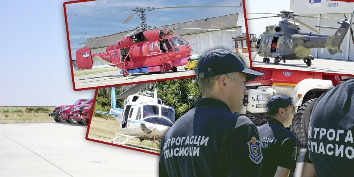 Srbija uputila vatrogasce-spasioce i helikoptere: Pomažemo u gašenju požara u BiH i Grčkoj