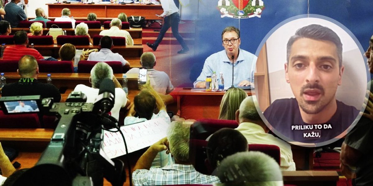 Odlično organizovano, bez pritisaka, svako je mogao da pita šta hoće! Učesnik protesta izneo pošten stav o razgovoru sa predsednikom Vučićem!