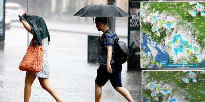 U Srbiji će danas u prepodnevnim časovima biti mestimično sa slabom kišom, dok se posle podne i uveče očekuje prestanak padavina i delimično razvedravanje, saopštio je danas Republički hidrometeorološki zavod.