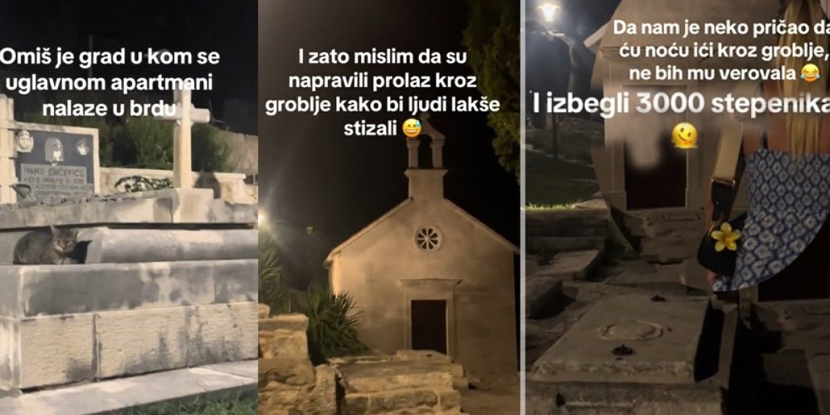 "Mene bi srčka strefila!" Jezivo letovanje u Hrvatskoj: Tijana do smeštaja mora da prođe kroz groblje!