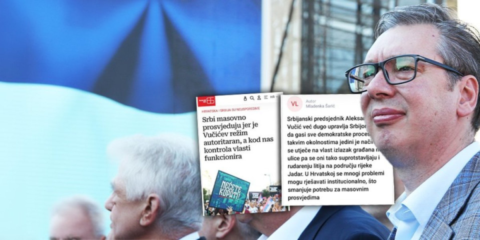 Ustaše svom snagom podržavaju rušenje Vučića: Usudili se da Srbiji drže lekciju o demokratiji, a oni zabranili Srbe u Hrvatskoj!