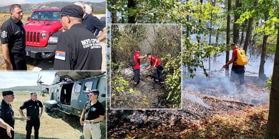 Palio travu pa izazvao požar! Detalji drame u Kuršumliji