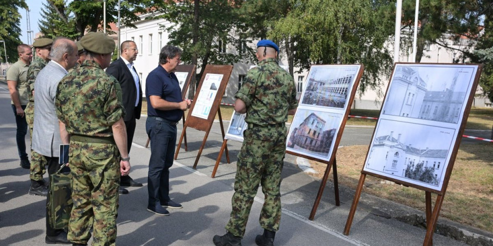 Ministar Gašić prisustvovao početku infrastrukturnih radova u kasarni "Dedinje"