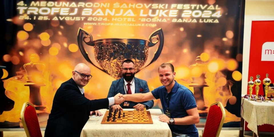 Počeo "festival šaha": Predsednik ŠSB Andrija Jorgić otvorio "Trofej Banjaluke 2024"