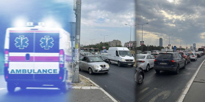 Na mostu Gazela u Beogradu, danas je došlo do lančanog sudara.