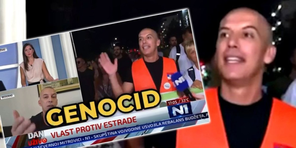 SRAMNO! Vođa protesta Topalko za N1 tvrdi: U Srebrenici je bio genocid! (VIDEO)