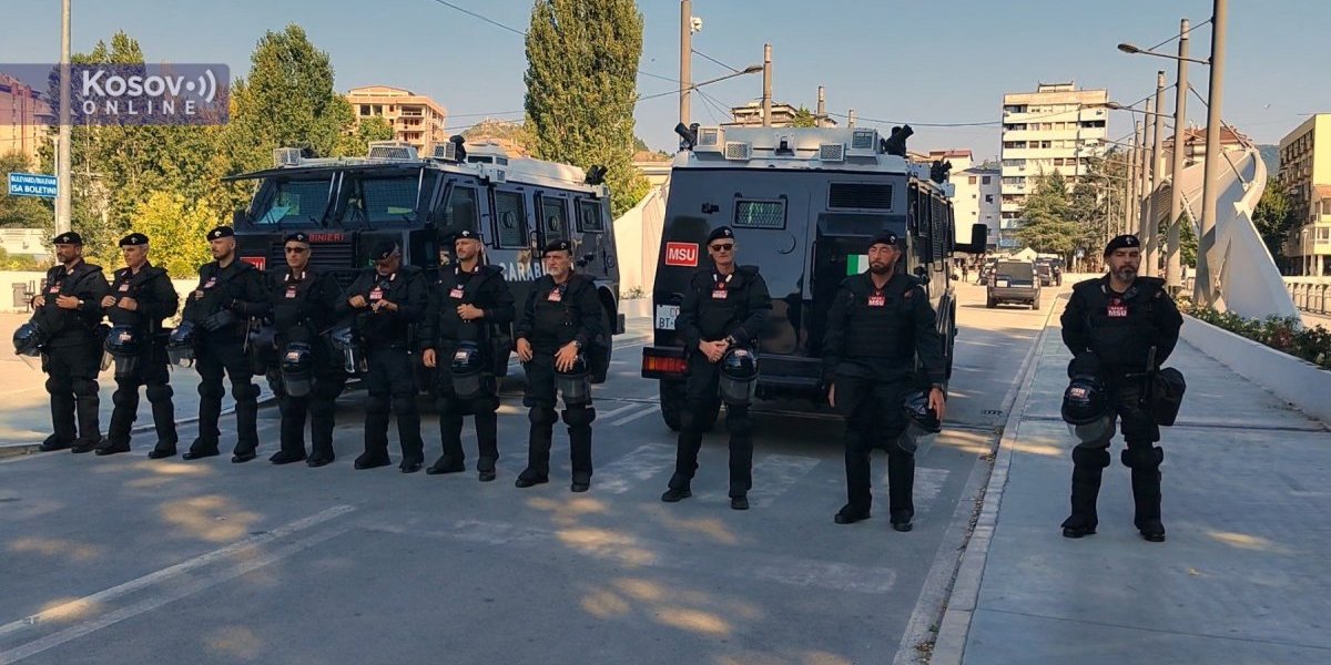 30 karabinjera i oklopna vozila na mostu na Ibru! Pojačano prisustvo pripadnika italijanskog Kfor-a (FOTO, VIDEO)