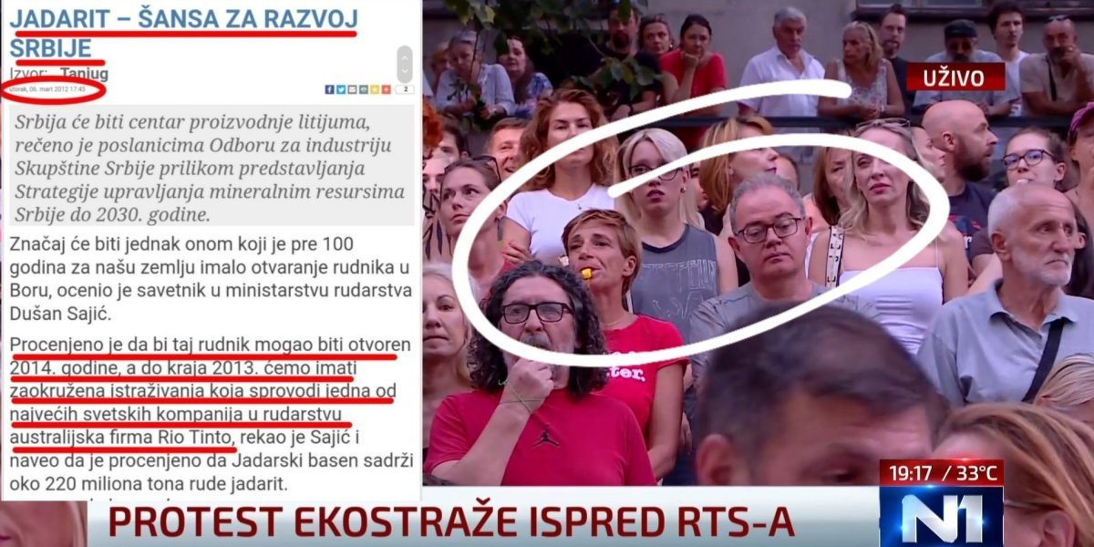 DOKLE IDE BEZOBRAZLUK, IMA LI DALJE?! Na protest protiv Rio Tinta došao i predsednik stranke koja je dovela Rio Tinto i koja je obećala da će se kopati!