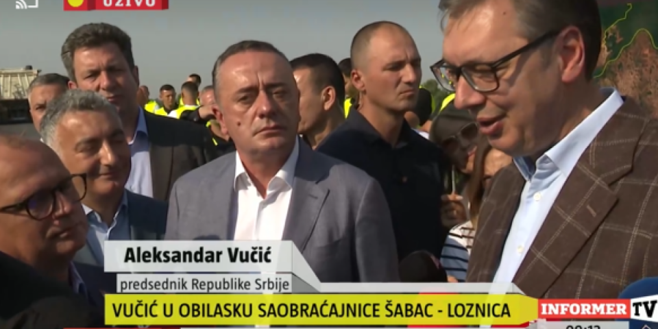 Mnogo sam srećan! Vučić obišao brzu saobraćajnicu: Loznica - Beograd za maksimalnih sat i deset minuta - Putevi znače život!