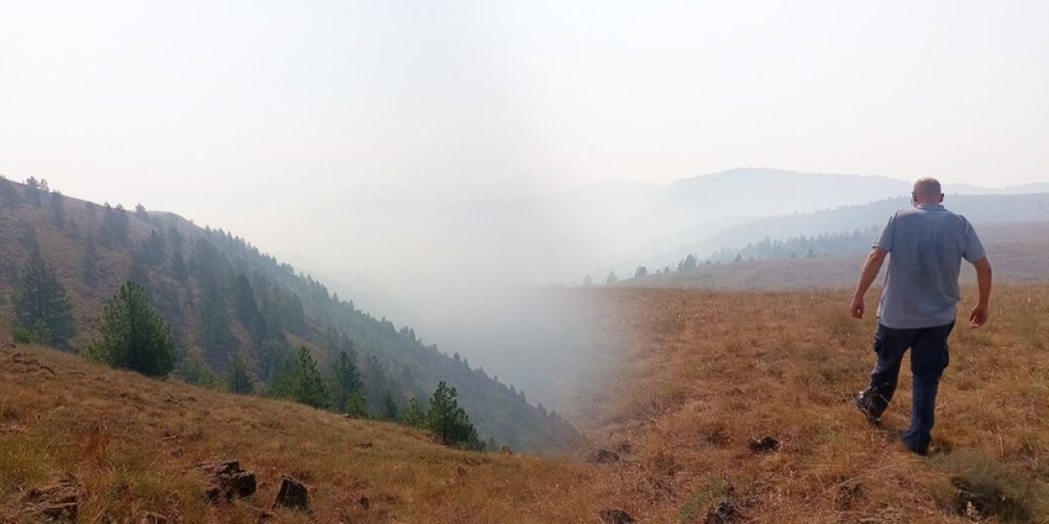 Zlatibor u dimnoj zavesi! Izbio požar nadomak Uvca