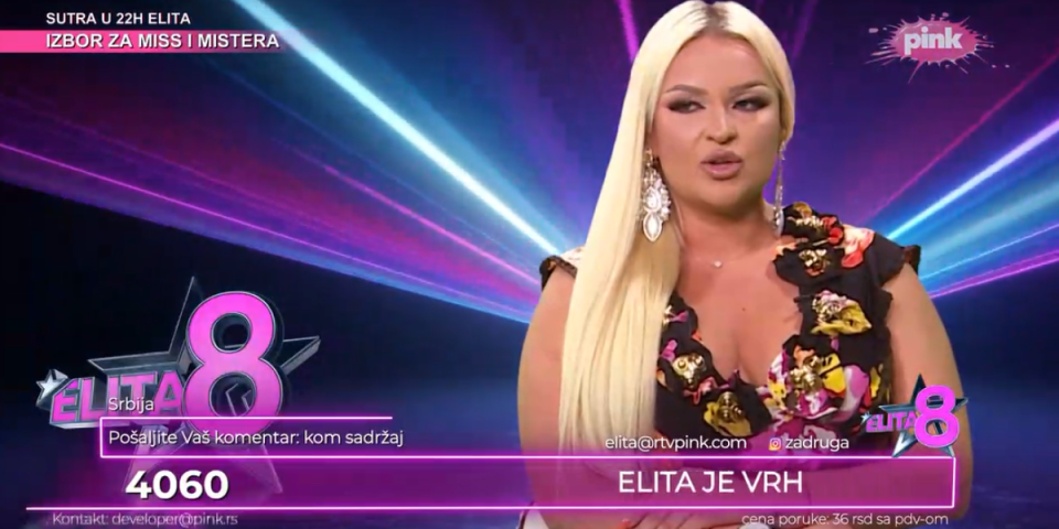 "ELITA 8" UŽIVO! Ona je nova "odabrana"! Bila je sa oženjenima, a priznaje da je biseksualka