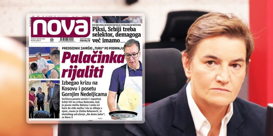 Brnabićeva Šolakovim medijima: Vučić nema bankovni račun u inostranstvu, pa ga napadaju zbog palačinki