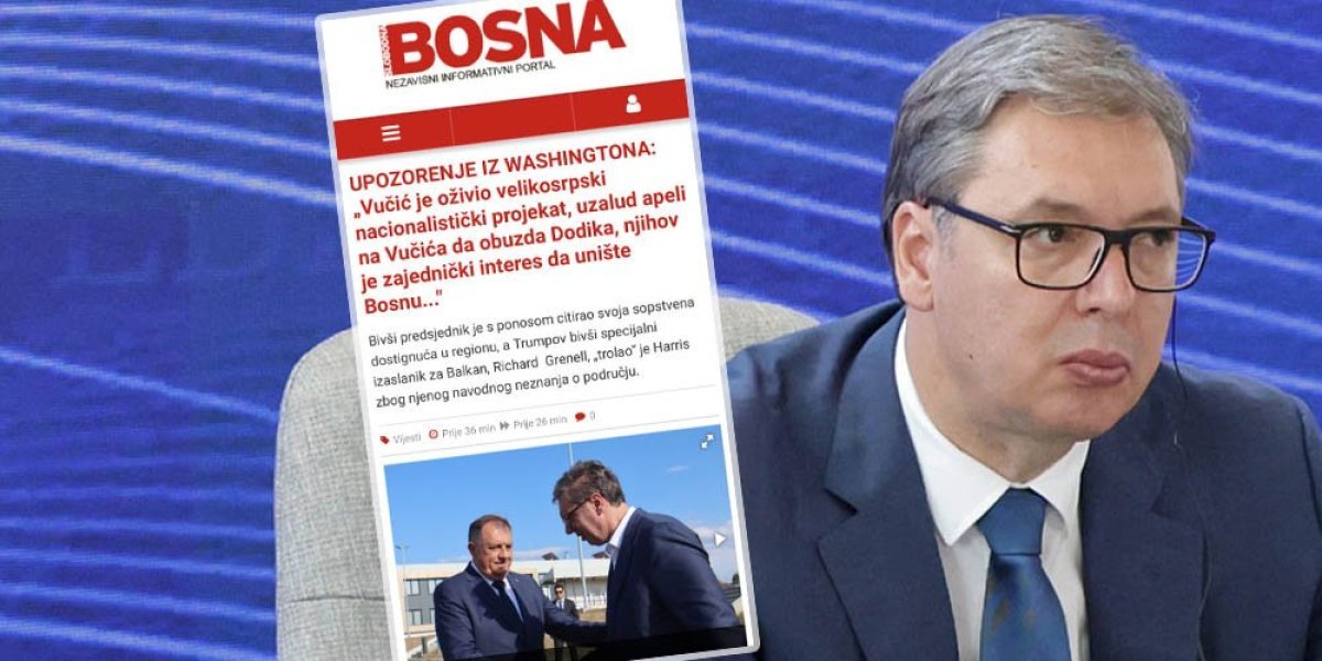 Islamisti preko svog plaćenika Edvarda Džozefa nastavljaju da udaraju na Vučića - jedinu prepreku uništenju Republike Srpske!