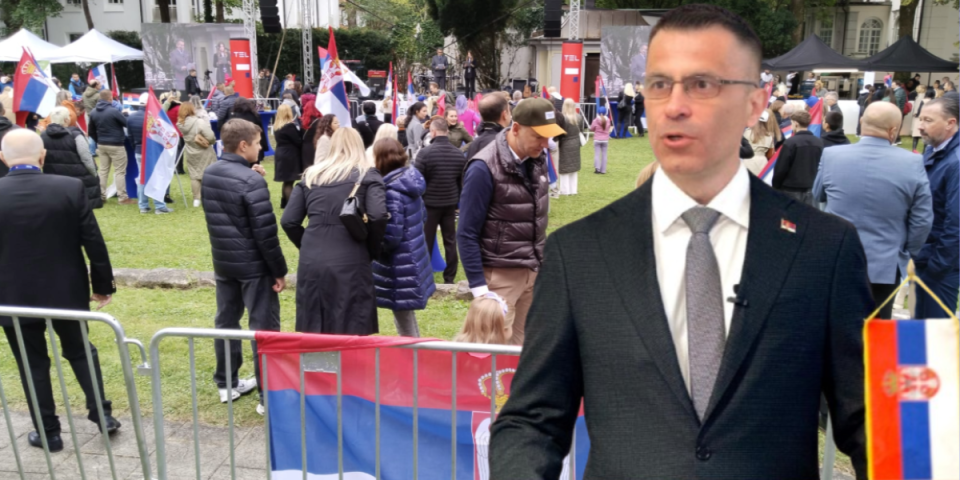 U Minhenu odjekuju srpske patriotske pesme! Ministar Milićević poručio: Da pod našom trobojkom budemo jedinstveni gde god bili! (FOTO/VIDEO)