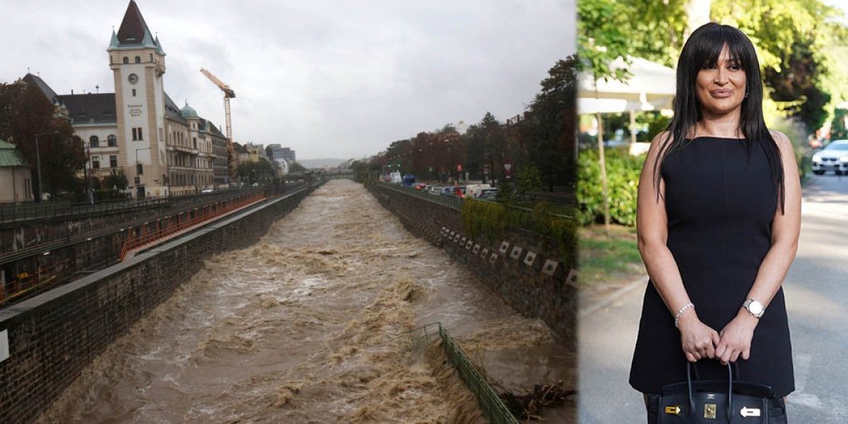 Drama u Beču! Andreana Čekić zarobljena u Austriji: "Dunav se izlio, saobraćaj u haosu!"