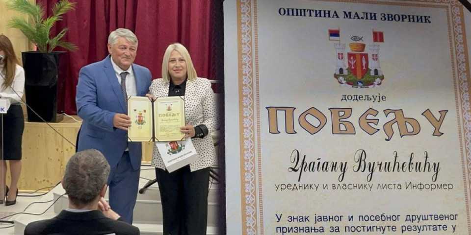 (VIDEO) Priznanje opštine Mali Zvornik Draganu J. Vučićeviću! Među dobitnicima i premijer, ministar, generali...