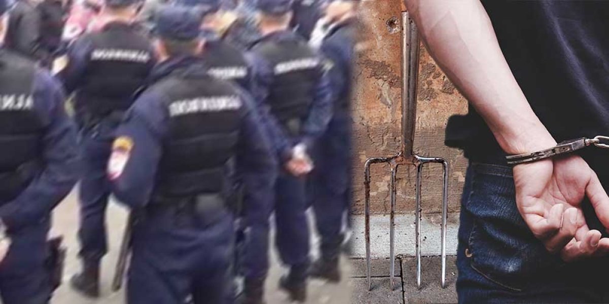 Uhapšen nasilnik kod Bratunca! Pretio komšijama da će ih pobiti, a onda napao i policajce