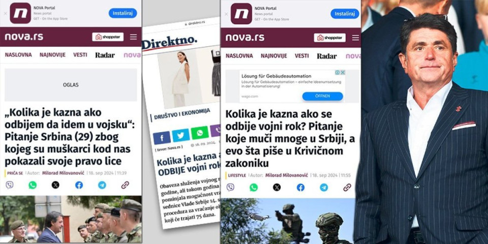 Sramno! Mediji kriminalca Dragana Šolaka vode kampanju za bojkot vojnog roka i bojkot naše vojske koja štiti otadžbinu! (FOTO)