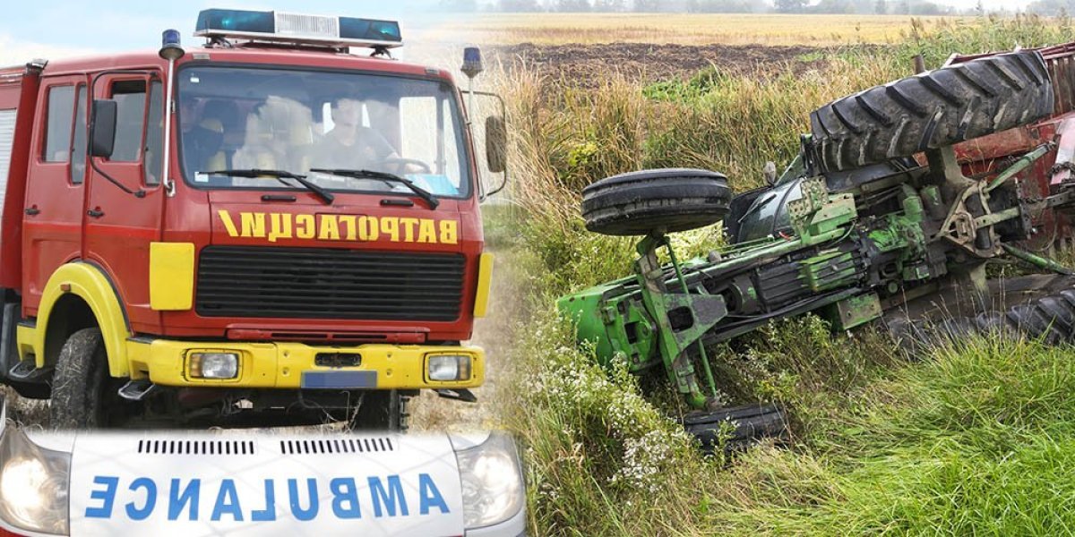 Užas kod Kraljeva! Kolima podleteo pod traktor, poginuo na mestu (FOTO)