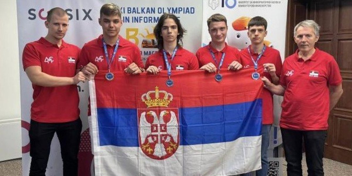 Ponos Srbije! Srpski srednjoškolci osvojili četiri medalje na Balkanskoj informatičkoj olimpijadi