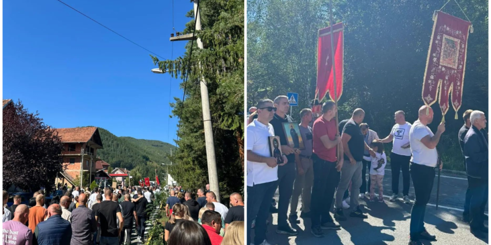 Počeo protest građana u Zubinom Potoku zbog ugroženosti pravoslavnih verskih objekata u Ibarskom Kolašinu!