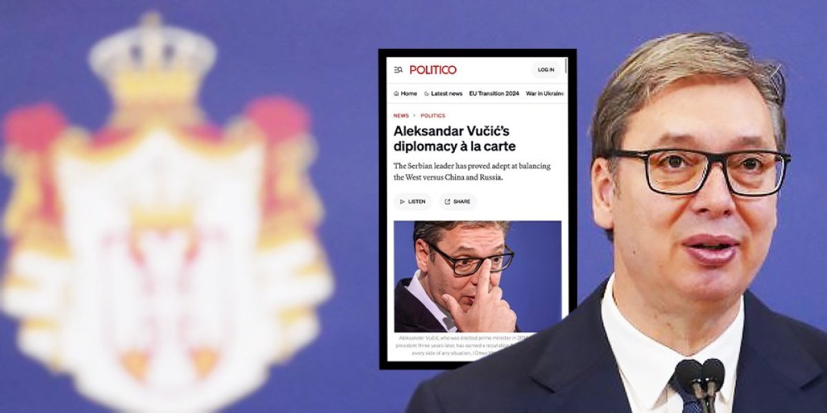 Vučićeva diplomatija a la kart: Ugledni “Politiko” oduševljen državničkim veštinama predsednika Srbije!