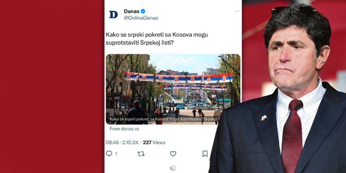 Radi protiv Srbije i srpskog naroda: Kriminalac Dragan Šolak nastavlja sa obavljanjem prljavih, antisrpskih poslova za Aljbina Kurtija!