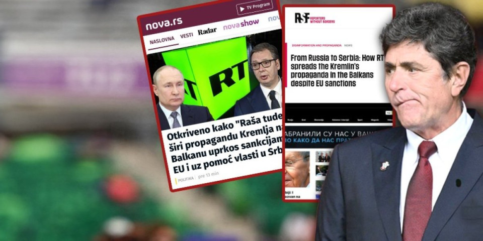 Putin na Balkanu širi propagandu, jer Vučić nije zabranio rad ruskih medija! Tajkun Šolak i obaveštajna filijala "Reporteri bez granica" udarili na Vučića i Vladu Srbije!