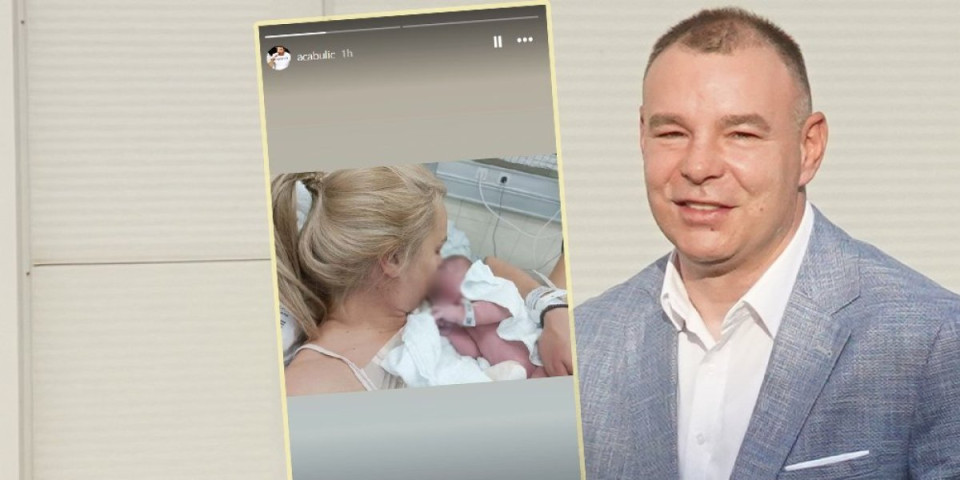 Aca Bulić dobio treće dete: Biznismen podelio fotku majke i bebe iz porodilišta (FOTO)