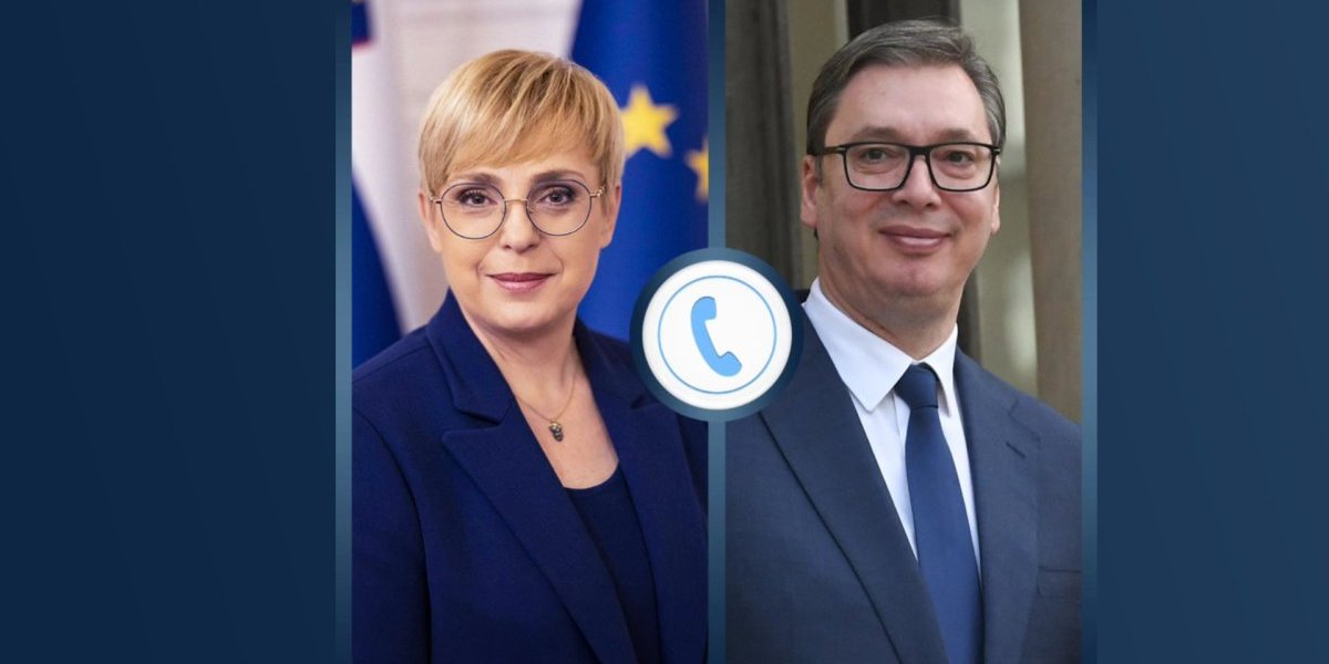 Dobar razgovor sa Natašom Pirc Musar! Vučić: Zahvalio sam Sloveniji na podršci koju daje Srbiji na evropskom putu!