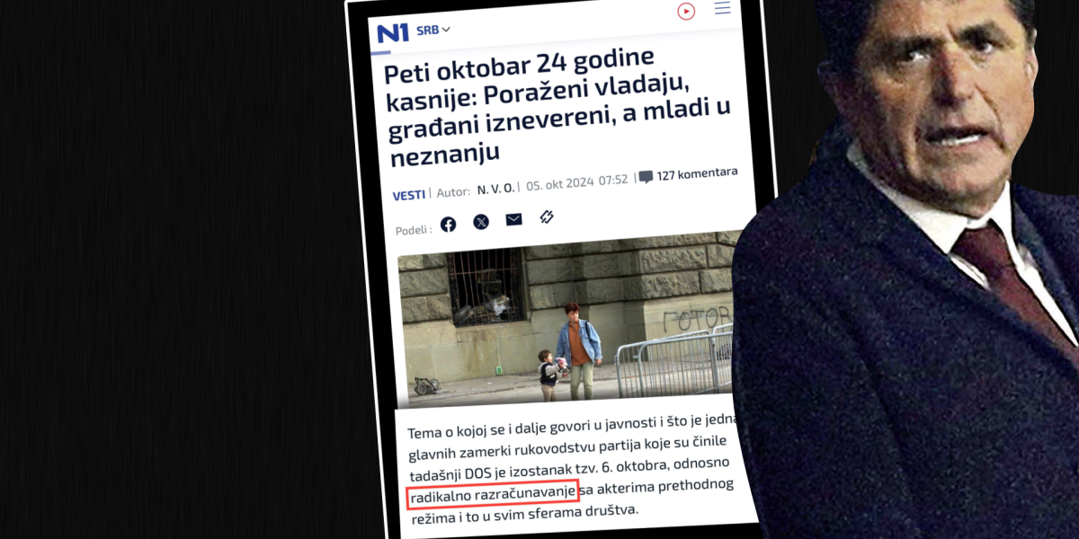 Šolak besan zbog investicionog rejtinga Srbije: Trebalo je da se radikalno obračunamo sa Vučićem 6. oktobra 2000. godine!