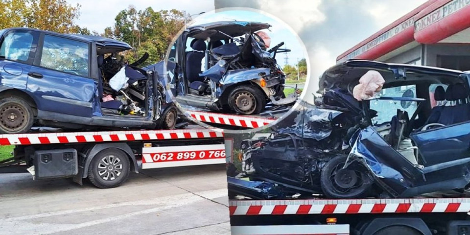 Ovo je automobil smrti iz Bačkog Petrovca! Poginula žena, njene ćerke teško povređene (FOTO)