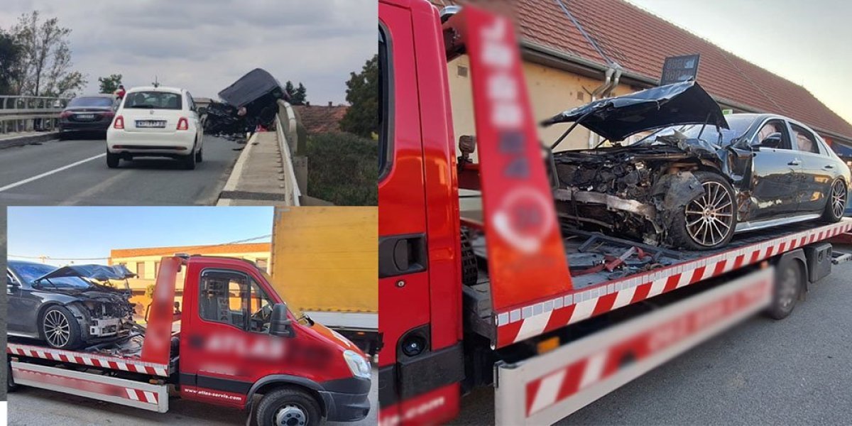 Ovako izgleda "mercedes" koji je učestvovao u udesu! Ceo Bački Petrovac plače, majka troje dece poginula (FOTO)