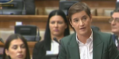 Predsednica Skupštine Srbije Ana Brnabić poručila je poslaniku iz Zeleno-levog fronta Ratislavu Diniću da je razlika u tome što ona tarži istragu, a oni pravdu dele po ulicama.