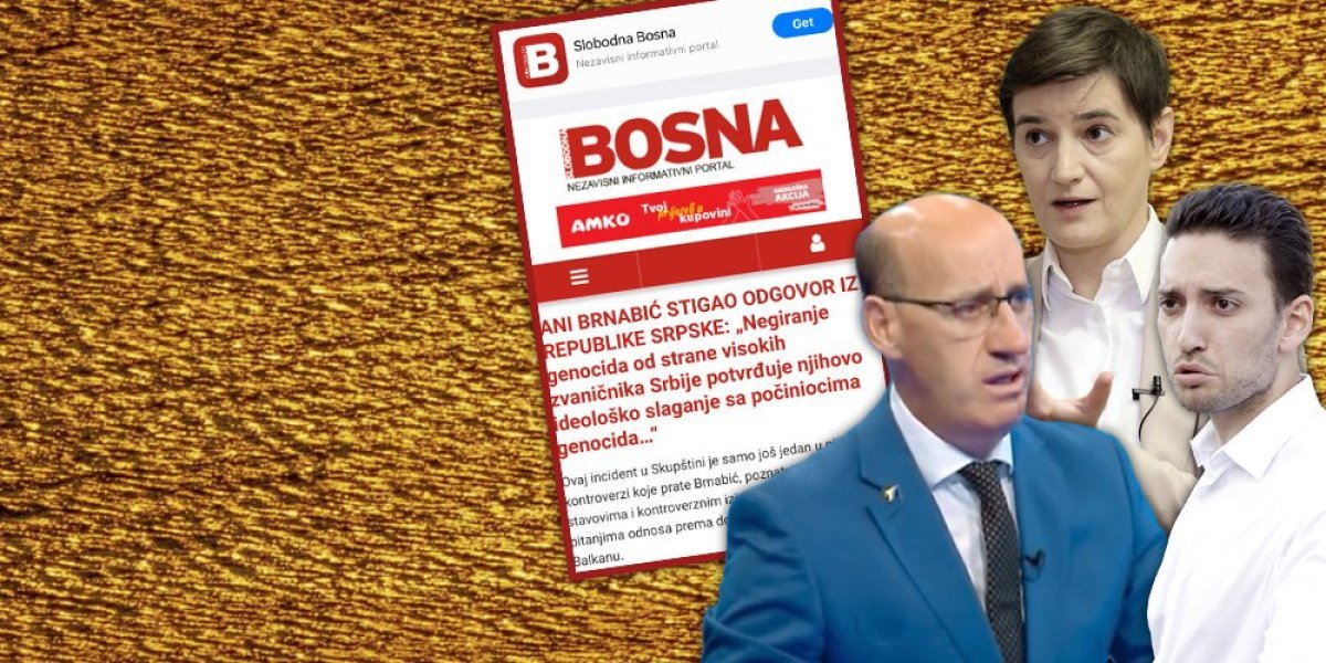 Tandem za vrhunsko baljezganje! Pavle Grbović, Ramiz Salkić i Slobodna Bosna udarili na Anu Brnabić - besni jer Srbi nisu genocidan narod!