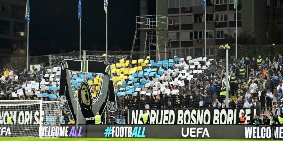 Skandal nad skandalima, navijači u Zenici skandirali "Ubij, ubij, Srbina"! UEFA hitno mora da reaguje (VIDEO)