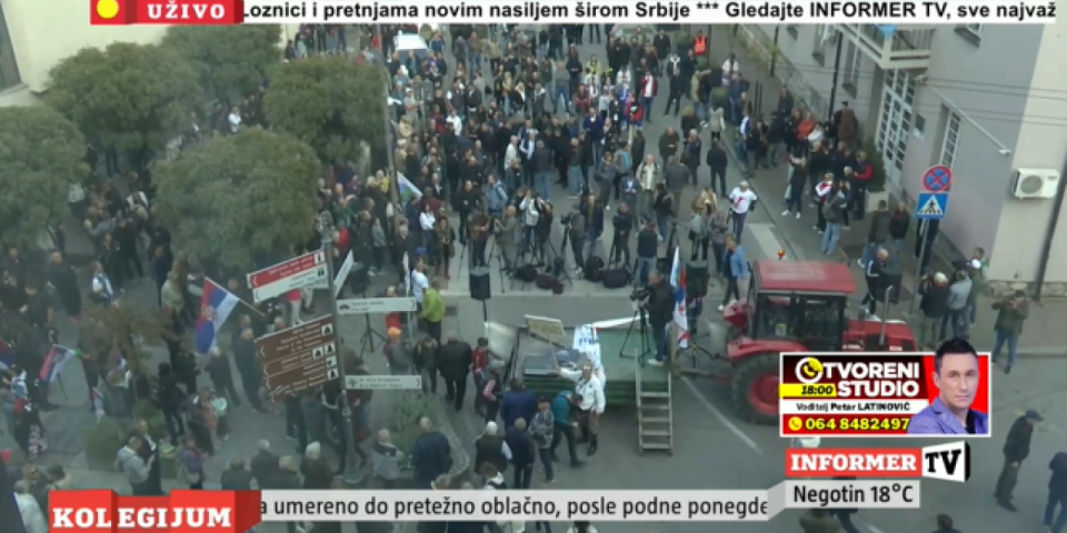 Propao protest u Loznici! Šaka jada na ulici, potpuni debakl