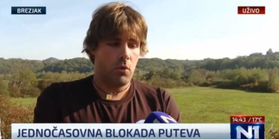 "Došli ste na blokadu da biste dobili političke poene, a i vi biste otvorili rudnik!" Demonstrant se obratio opoziciji (VIDEO)