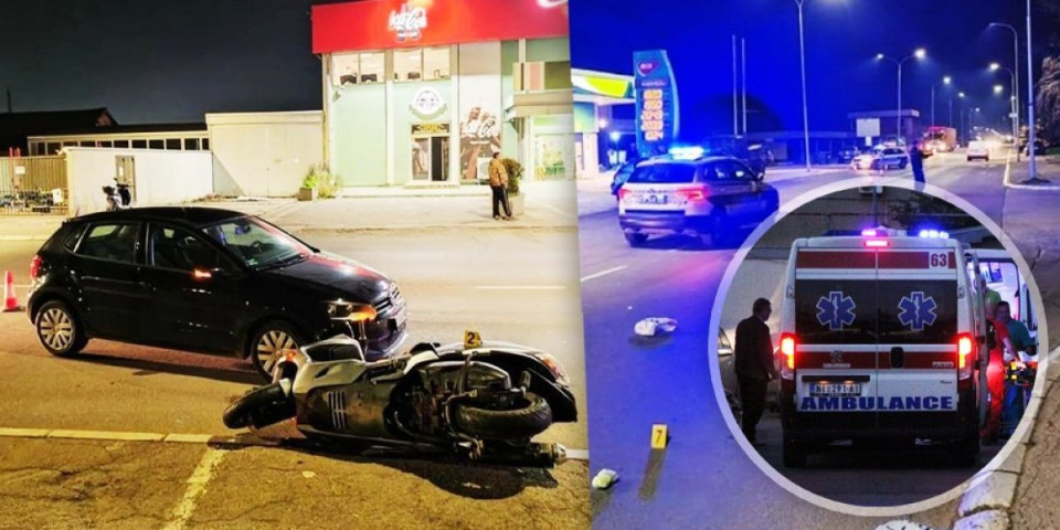 Užas u Leskovcu! Oboren motociklista, u teškom stanju prevezen u bolnicu (FOTO)