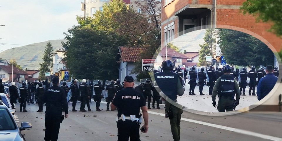 Haos u Novom Pazaru! Huligani zasuli policiju kamenicama (VIDEO)