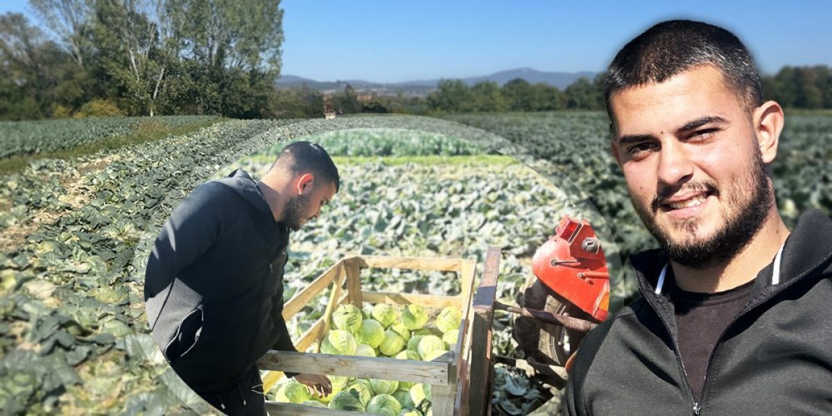 Ovaj mladić obrađuje više hektara zemlje nego što ima godina! Vuk je domaćin za primer i najmlađi poljoprivrednik u Srbiji (FOTO)