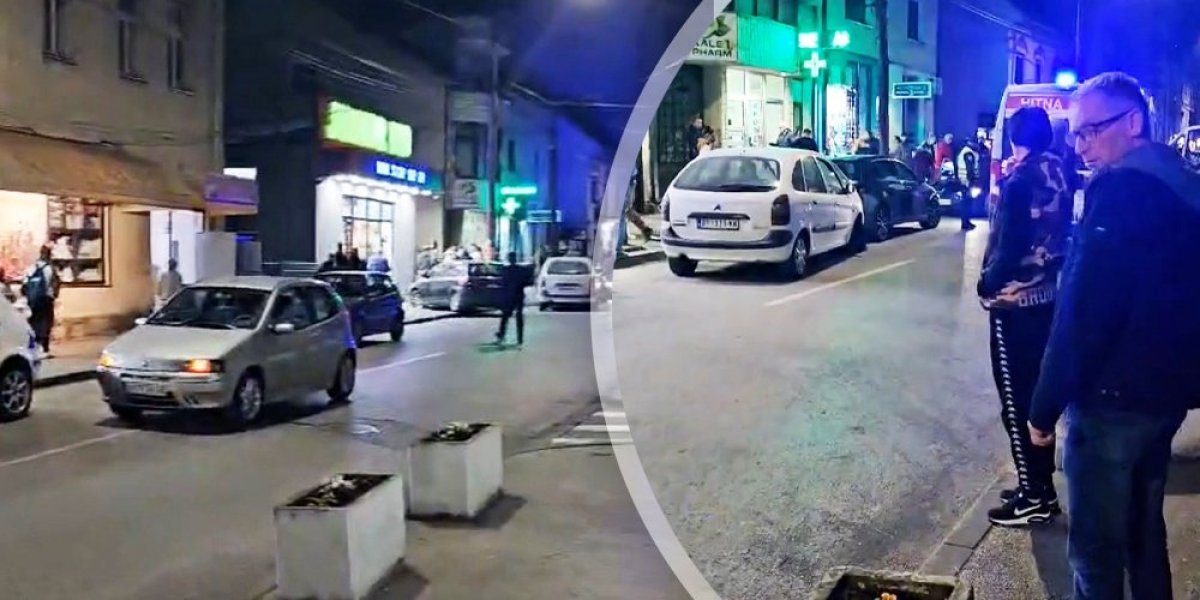 Žena vozač napravila haos u Loznici! Slupala auto, suvozač pobegao pre dolaska policije (VIDEO)