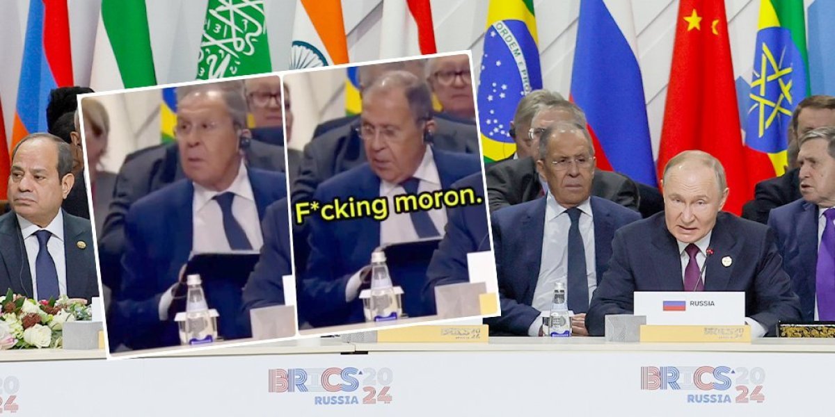 Sočna psovka iza Putinovih leđa! Sergej Lavrov planuo u momentu, evo ko ga je iznervirao na samitu BRIKSA! (VIDEO)