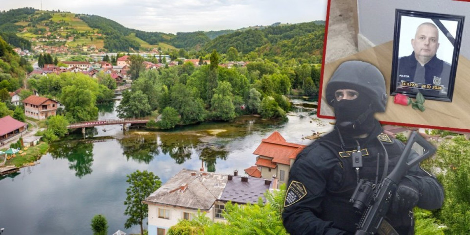 Prizor u policijskoj stanici u kojoj je ubijen policajac kida dušu! Ovako se kolege u Bosanskoj Krupi opraštaju od njega (FOTO)