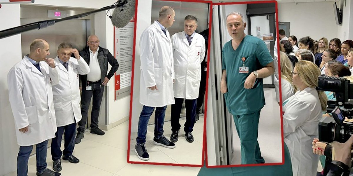 Otpušten pacijent koji ima transplantirano srce! Medicinski radnici sa Instituta "Dedinje" ga ispratili kući, a njegov osmeh govori sve (VIDEO)