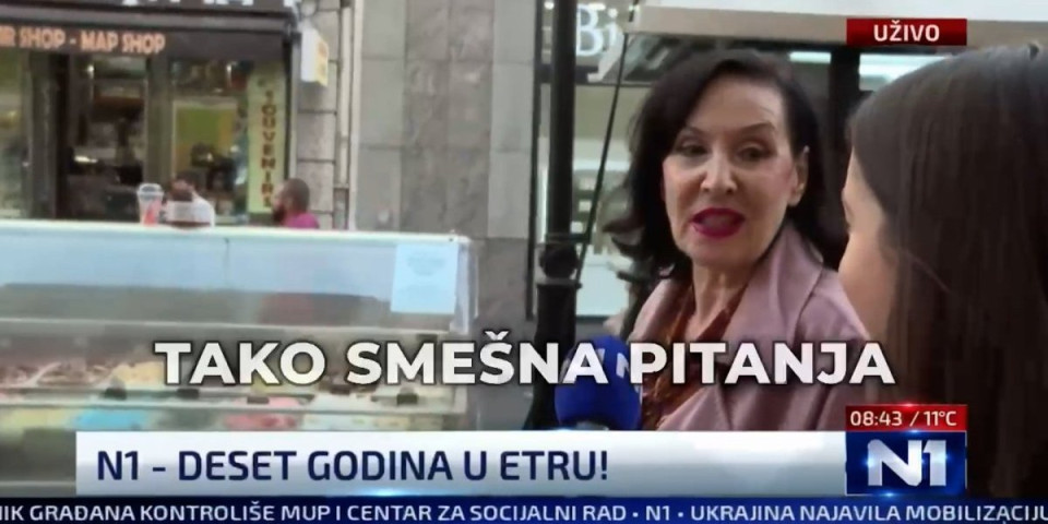 Iskidaću se od smeha! Beogradska gospođa postavila tajkunsku N1 televiziju na mesto u samo jednoj rečenici (VIDEO)