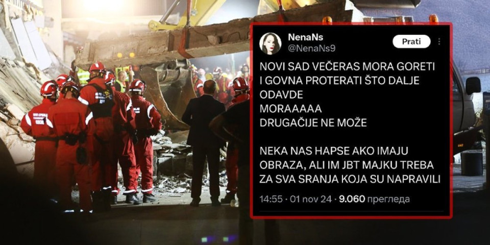 "Treba im je*ati majku za sva sranja koja su napravili!" Pristalice opozicije lešinare nad stravičnom tragedijom u Novom Sadu! (FOTO)