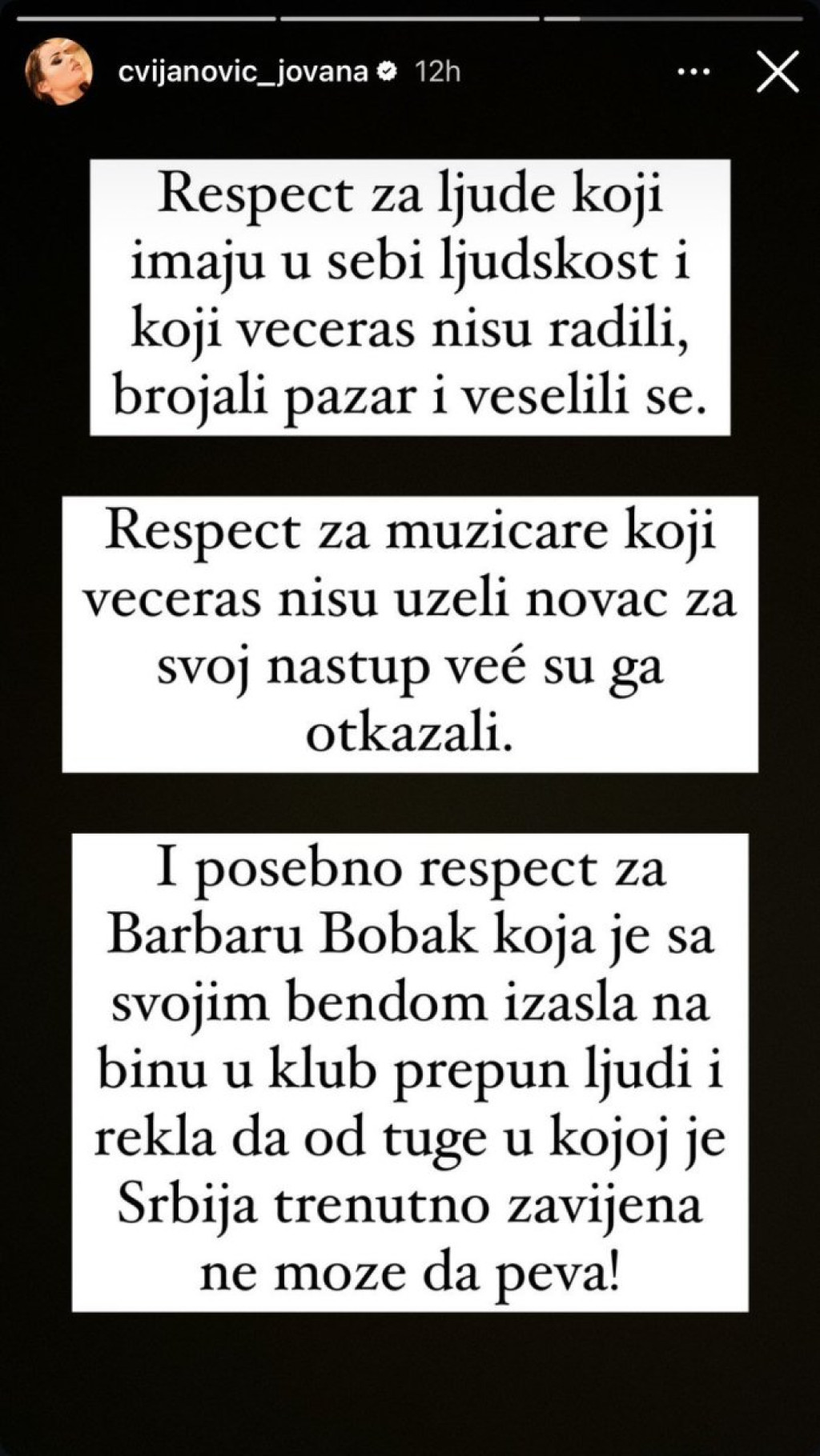 "Da li te gazde imaju tuge u sebi?" Bivša zadrugarka žestoko osudila noćni provod u danima žalosti: "Vidim da lokali u Novom Sadu normalno rade"