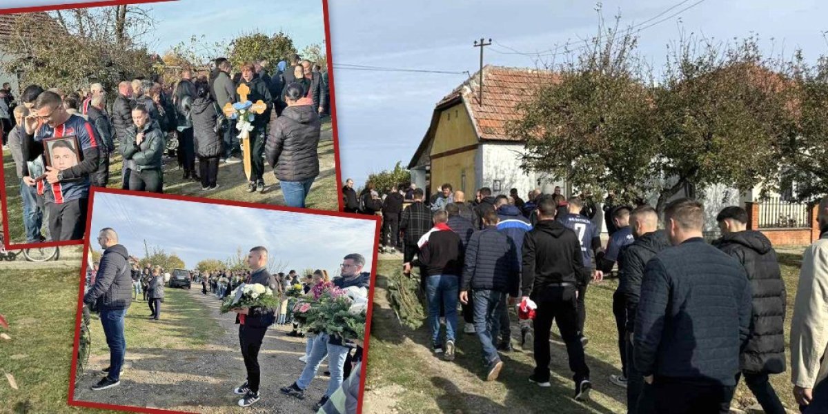 TUGA I BOL! Sahranjen mladi fudbaler (21): "Kivi naš, čuvaj nas anđele" (FOTO)