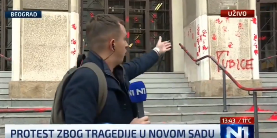 SRAMNO! Reporter N1 izveštava sa ulica - "opozicija preti vešalima"